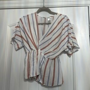Vici red white blue top size small